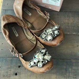 Miu Miu Ballet Flats size 35 or 5 Box included purchased from Barneys